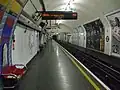 Eastbound platform