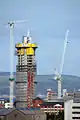 Tower under construction, June 2008