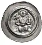 Theodoric the Oppressed (1197–1221), diameter 33&nbsp;mm, 0.86&nbsp;g