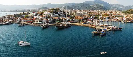 Castle and harbour of Marmaris