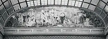 Mary Fairchild MacMonnies - Primitive Woman - Decoration for the Woman's Building at the World's Columbian Exposition 1893