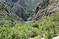 Looking into the canyon