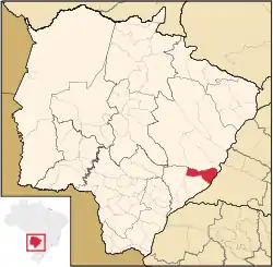 Location in Mato Grosso do Sul  state