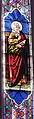 Stained-glass depiction of Saint Matthew at St. Matthew's German Evangelical Lutheran Church in Charleston, South Carolina