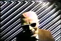 Max Headroom was a popular character in 1980s commercials, themed after computer wire-frame, glitching, and early CGI.