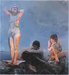 The Blue Hour (1890), oil on canvas, 191.5 × 176&nbsp;cm. (75.3 × 69.2 in.), Museum der bildenden Künste, Leipzig, Germany.