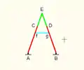 .mw-parser-output .plainlist ol,.mw-parser-output .plainlist ul{line-height:inherit;list-style:none;margin:0;padding:0}.mw-parser-output .plainlist ol li,.mw-parser-output .plainlist ul li{margin-bottom:0}Hart's second inversor:AB = AC = BD = 4CE = ED = 2Af = Bg = 3fC = gD = 1fg = 2