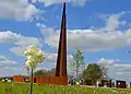 The memorial spire