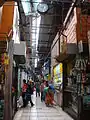 One of the alleys in the Mercado