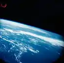 Photo taken by 70&nbsp;mm Earth-Sky Camera mounted on the spacecraft