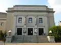 Merrimack Repertory Theatre entrance, south side