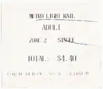 A single ticket