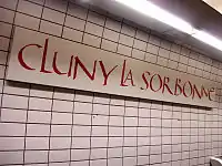 Platform signage
