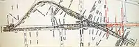 Plan of Louis Blanc station c.1905