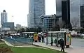 A view of Büyükdere Avenue in Levent