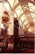 View of the choir grate