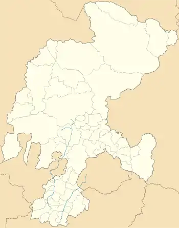 Atolinga, Zacatecas is located in Zacatecas