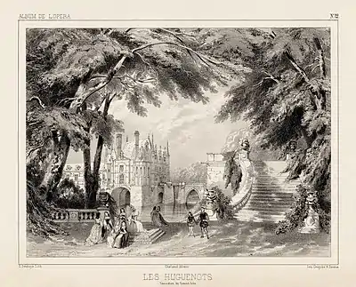 Meyerbeer - Les Huguenots - Décor Acte II
