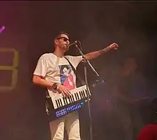 Oakley performing in 2019