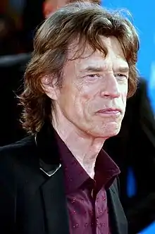 Mick Jagger at the Deauville Film Festival