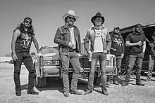 Mike and the Moonpies at Outlaws and Legends Music Festival in Abilene, Texas. March, 2021.