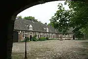 Outer bailey from its main gate
