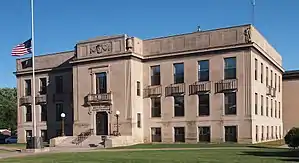 The Mille Lacs County Courthouse in Milaca