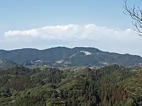 The NW view from third observatory. Mount Mineoka-Atago&nbsp;[ja] in the center.