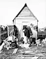 Miner and his dogs ca. 1900