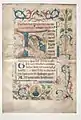 Medieval book by anonymous miniaturist from Delft