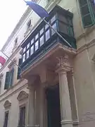 Doorway and balcony