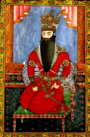 Portrait of Fatali Shah.&nbsp;Baku, National Art Museum of Azerbaijan