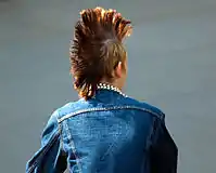 British punk with fauxhawk