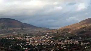 The town of Moio della Civitella with its frazione Pellare