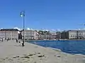 Piazza Unità seen from the Audace pier