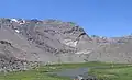 Mulhacén in summer, from the Laguna Hondera