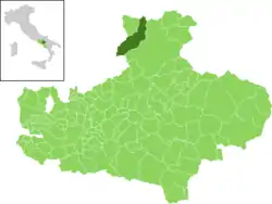 The municipality of Montecalvo Irpino within the province of Avellino