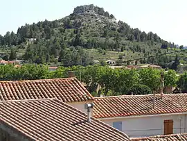 Roquelongue seen from Montséret