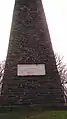 Monument to Chief Logan at Fort Hill Cemetery