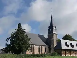 The church in Morainville