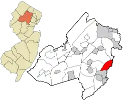 Location in Morris County and the state of New Jersey