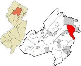 Location in Morris County and the state of New Jersey.