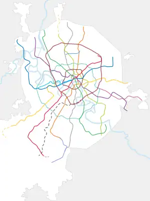 Slavyansky Bulvar is located in Moscow Metro
