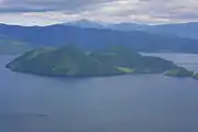 Nakajima seen from Mt. Poromoi (May 2009)