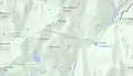 Topographic map of Mount Twynam.