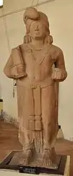 Mudgarpani Yaksha, 2nd century BCE, Bharnakalan, Mathura Museum.