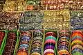 Multicolor glass bangles in Gangotri