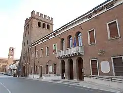 Town hall, at Sermide.