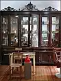 Furniture from an old pharmacy.