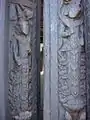 Wooden doors at the Bagaya